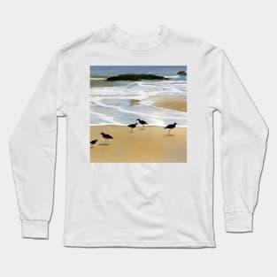 Sandpipers on the Beach Long Sleeve T-Shirt